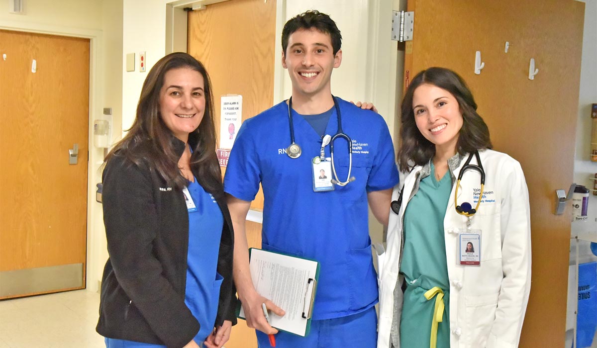 Terasa Antoch, RN,  Ian Chapelle-Conklin, RN, and Paula Watts-Wojcik, DO