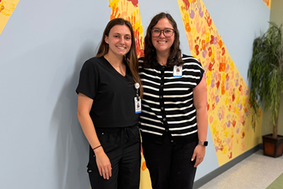 Emily Criscuolo, APRN, (left) and Ashley Williams, LCSW