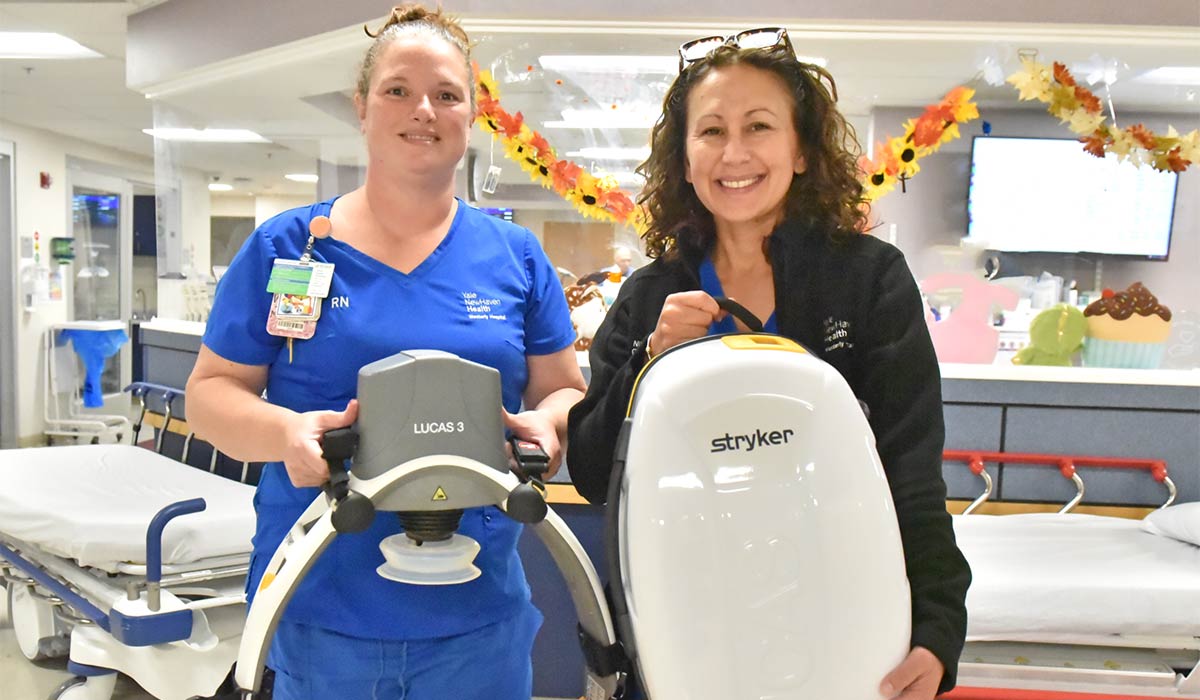 Bethany Gingerella, RN, and Niki Akaka, RN